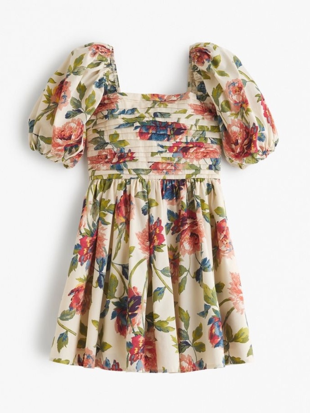 NWT Abercrombie & Fitch puff sleeve Mini Dress